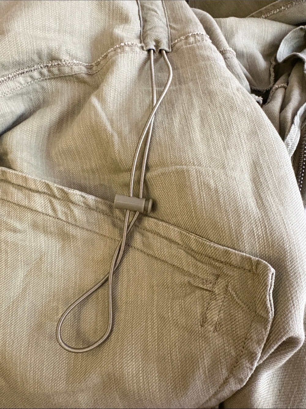 Dex Olive Green Long Utility Jacket. Cotton. TENCEL - Picture 10 of 10